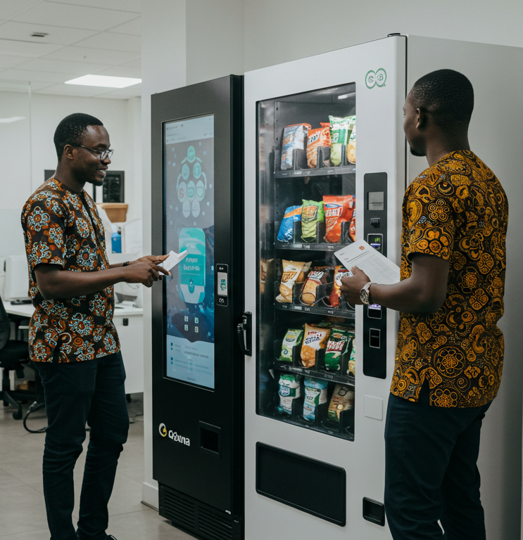 Top 5 Benefits of Smart Vending Machines for Corporate Workplaces in Ghana - PlenishBox Ghana vending solutions