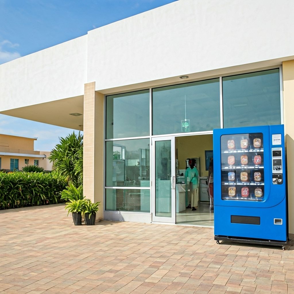 PlenishBox healthcare facility vending solution in Ghana hospitals